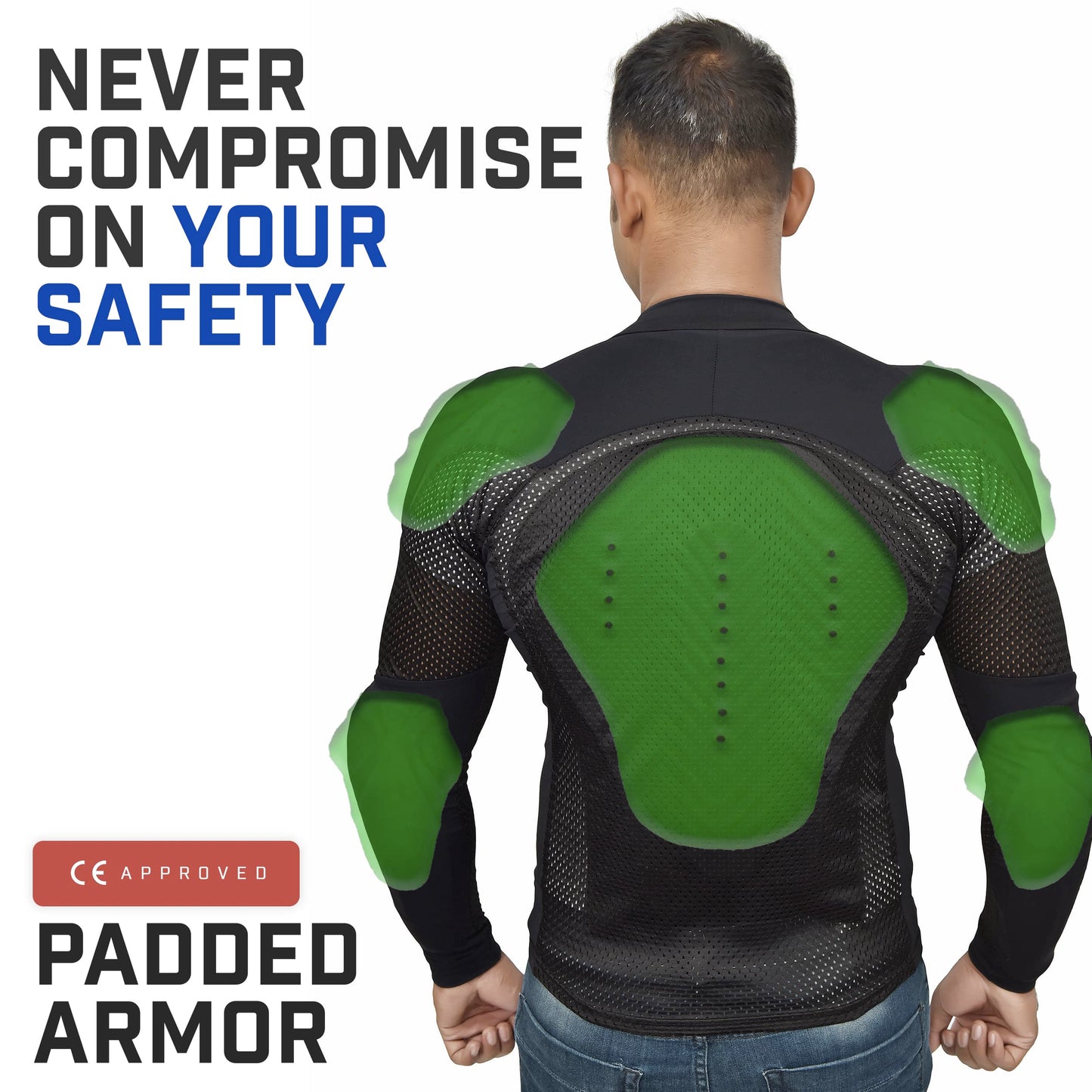 All-Season Protective Riding Shirt – Green