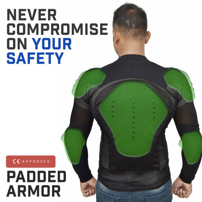 All-Season Protective Riding Shirt – Black
