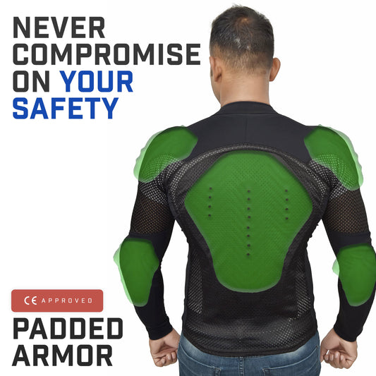 All-Season Protective Riding Shirt – Black